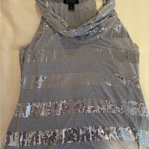 White House Black Market Sequin Top